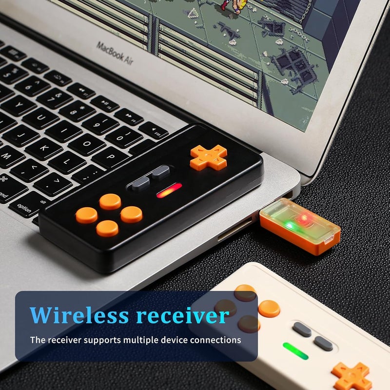 BFTDjanus Wireless Controller Mini Controller for Retro Games - Vintage Gamepad with Hall Effect Sticks, 1000Hz Polling Rate | Plug & Play for PC ISO Android - Image 3
